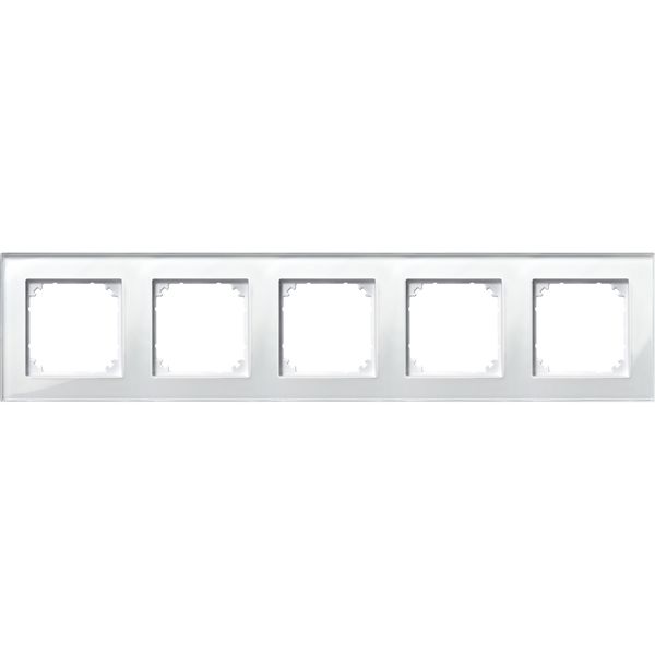 M-PLAN real glass frame, 5x, brilliant white image 1