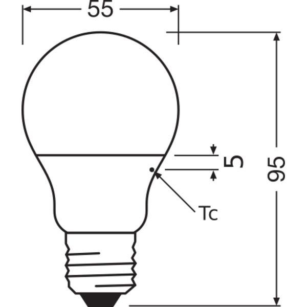 LED PCR LAMPS WITH CLASSIC A 4.9W 827 Frosted E27 image 10