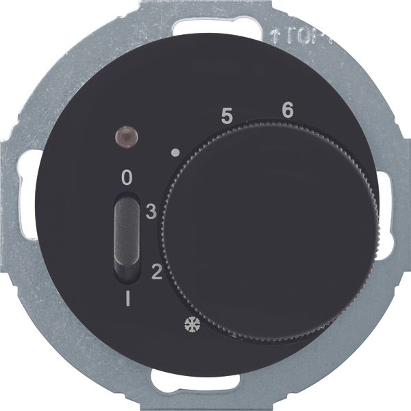 Thermostat, NC contact, centre plate, rocker switch, 1930/R.classic, b image 1