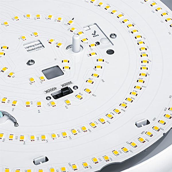 Wall-/ceiling luminaire TOM VARIO LED 300 1200 830/40 MWS WH image 4