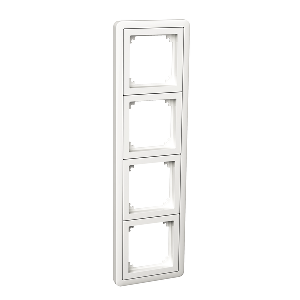 Exxact Combi 4-gang frame white image 3