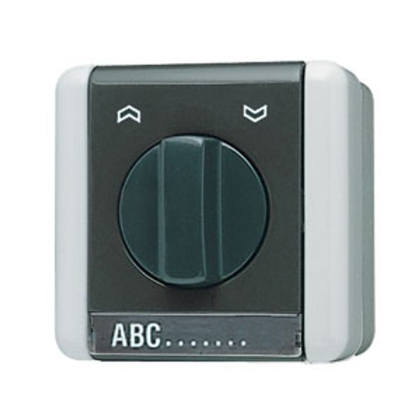 Rotary blind switch/push-button 834.20W image 1