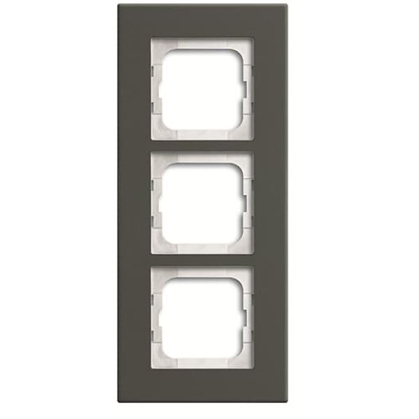 1723-815 Cover Frame carat® porcelain anthracite image 1