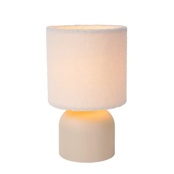 WOOLLY Table lamp-Cream-Ø16-1xE14-40W-Cotton image 1