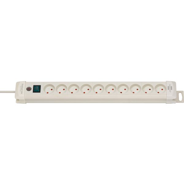 Premium-Line extension lead 10-way white 3m H05VV-F 2x1,5 *DK* image 2