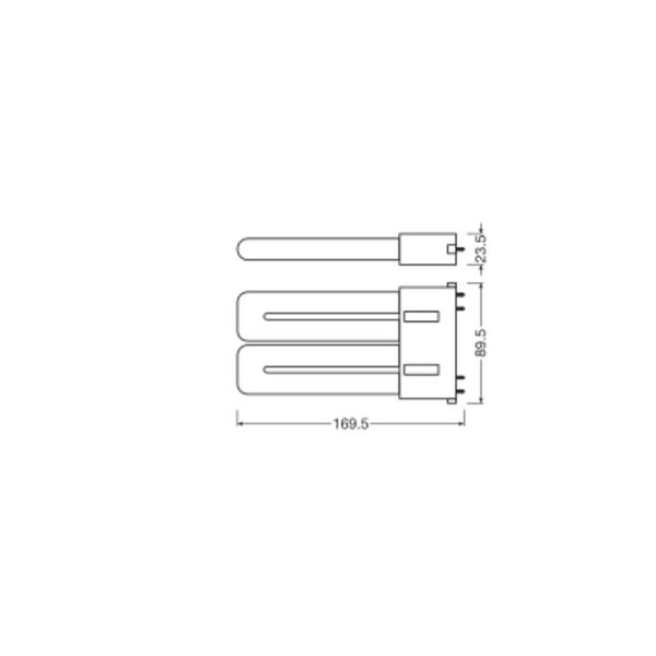 DULUX LED F EM & AC MAINS V 12W 840 2G10 image 8