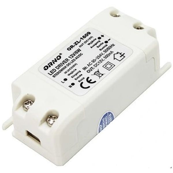 LED Driver 12V 18W AC/DC zl-1613 IP67 Orno image 1