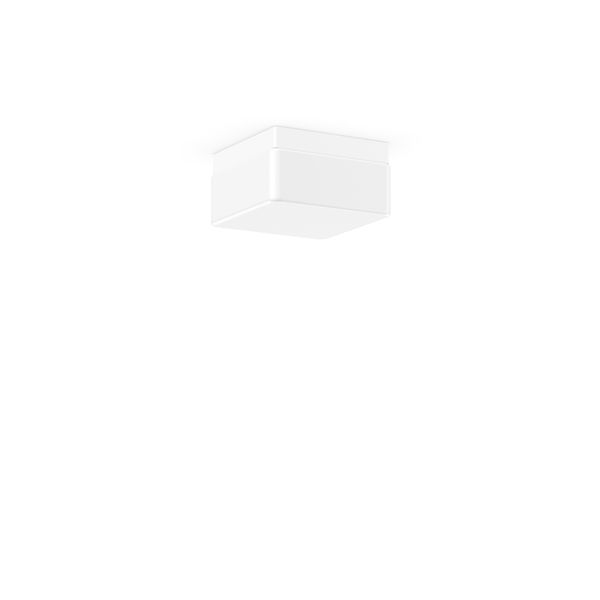 Quadrat, white, on/off Ceiling and wall luminaires, L 190 B 190 H 100, image 1