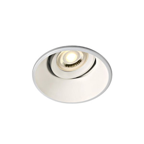 Rovigo Dark Light LED recessed spot 10W 100-240V GU10 white image 1