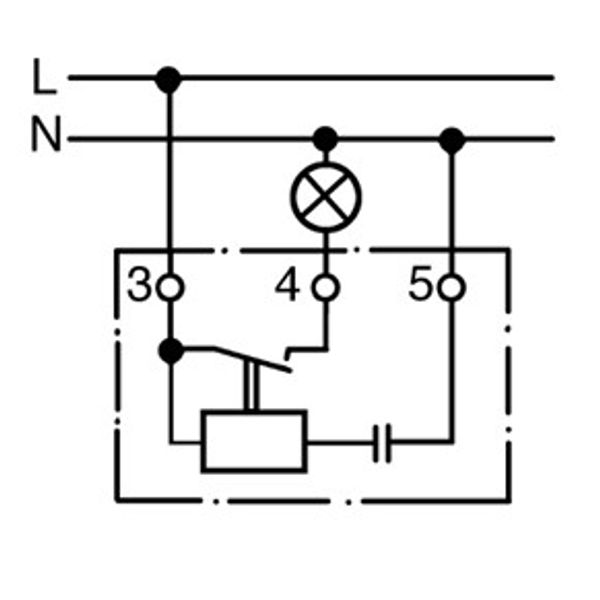 Twilight switch AC 230V, 1 make contact, 10A, approx. 1...100Lux, protection class IP 54 image 4