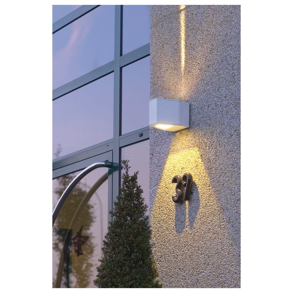 OUT BEAM LED WALL LUMINAIRE, silvergrey image 4