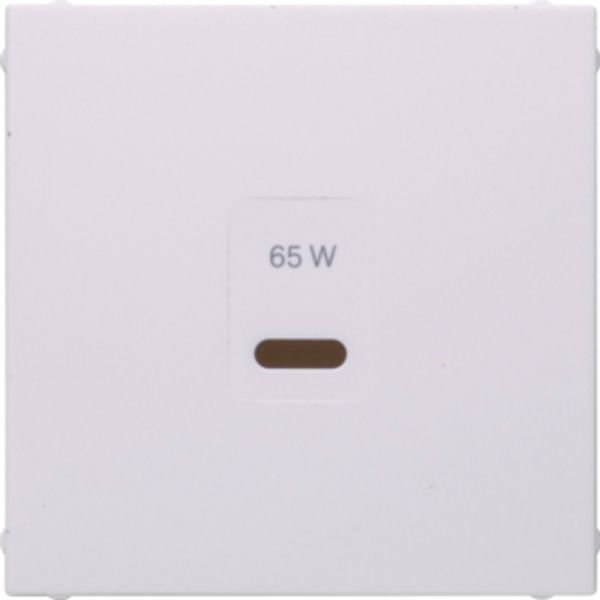 Deco cover for USB S.1, polar white matt image 1