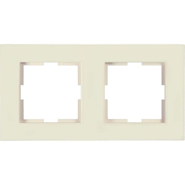 Karre Accessory Beige Two Gang Frame image 1