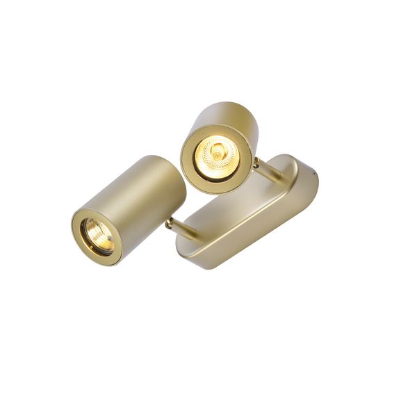 ENOLA_B Wall- & ceiling luminaire double, 2xGU10, brass image 1