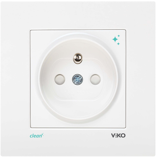 Karre Clean White UPS Socket Child Protection image 1