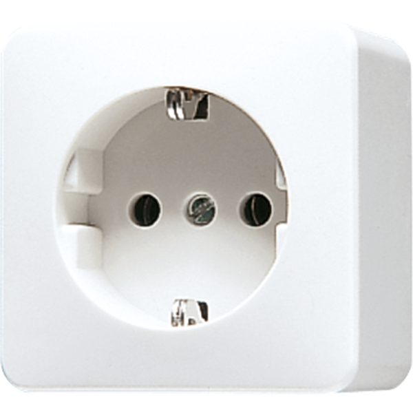 SCHUKO® socket, 47 mm high 620AWW image 1