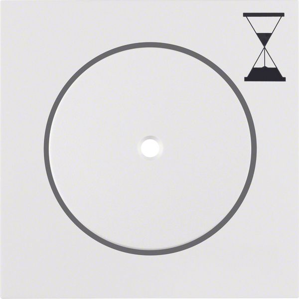 Centre plate f.time relay insert, push-b. clearlens,S.1/B.3/B.7,p.whit image 3