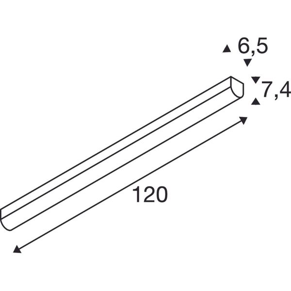 BENA LED 120 Ceiling luminaire, white, 3000K image 2