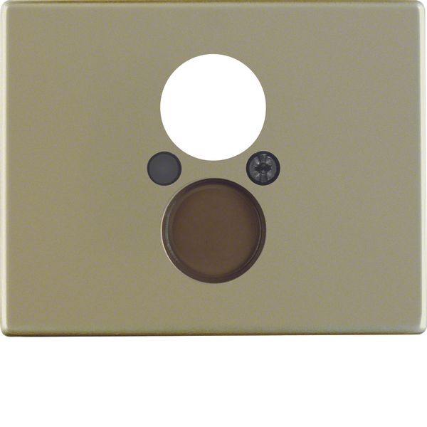 Centre plate for loudspeaker soc. out., arsys, light bronze matt, al.  image 1