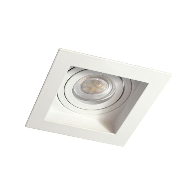 Akrah Square Recessed Spotlight White image 1