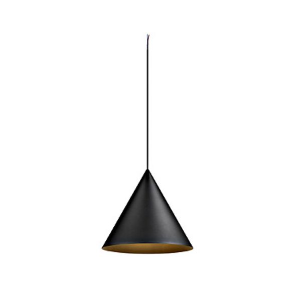 MAGICO 38 pendant lamp E27  1x max. 10W matt black image 1