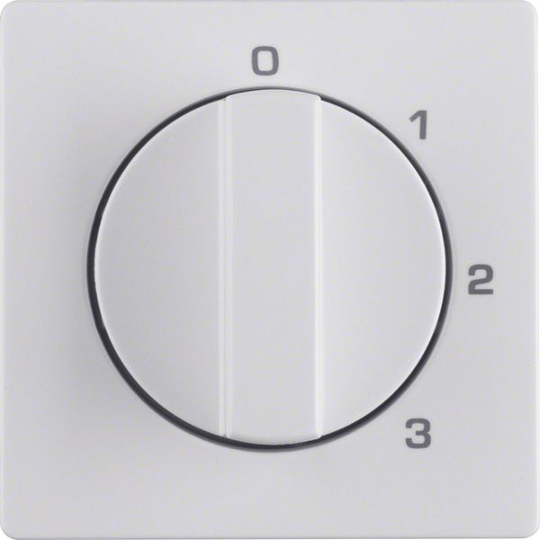 Centre plate rotary knob 3-step switch neutral position, Q.1/Q.3 pol w image 1