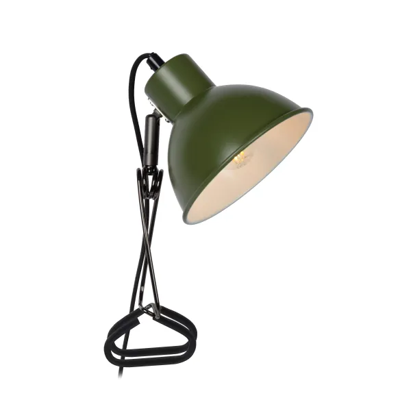 Lucide MOYS - Clamp lamp - 1xE27 - Green image 1