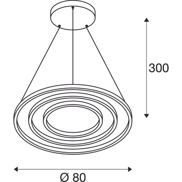 ONE TRIPLE PL 4200lm 3000/4000K 230V white image 2