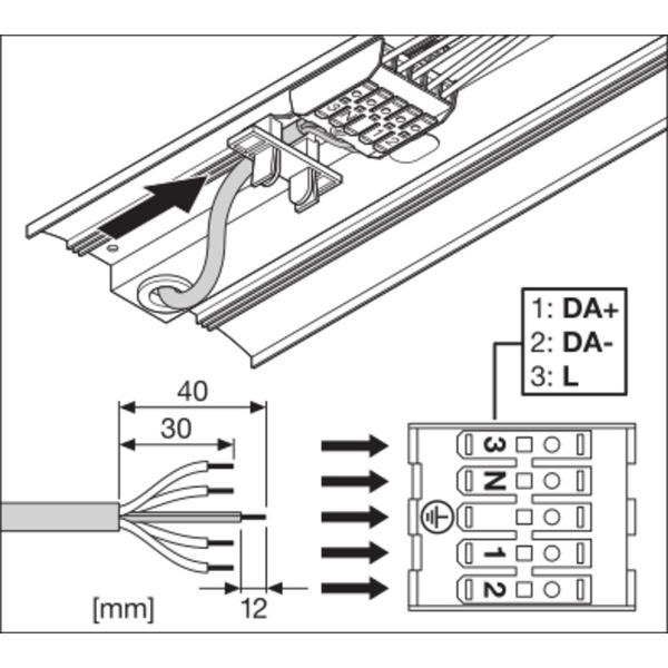 LINEAR IndiviLED® DIRECT/INDIRECT GEN 1 1200 42 W 3000 K DALI image 9