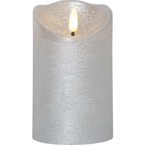 LED Pillar Candle Flamme Rustic image 1