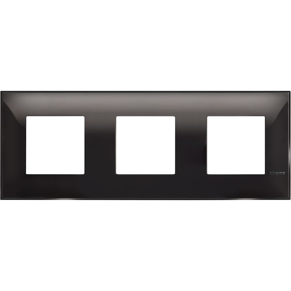 CLASSIA - COVER PLATE 2X3P BLACK image 1