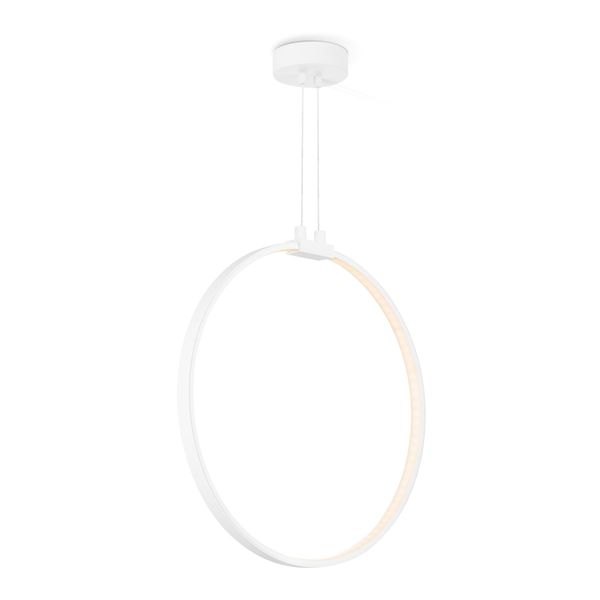 LED eclipse Ø 35 cm pendant lamp white image 1