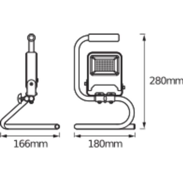 WORKLIGHTS S-STAND 20 W 4000 K image 3