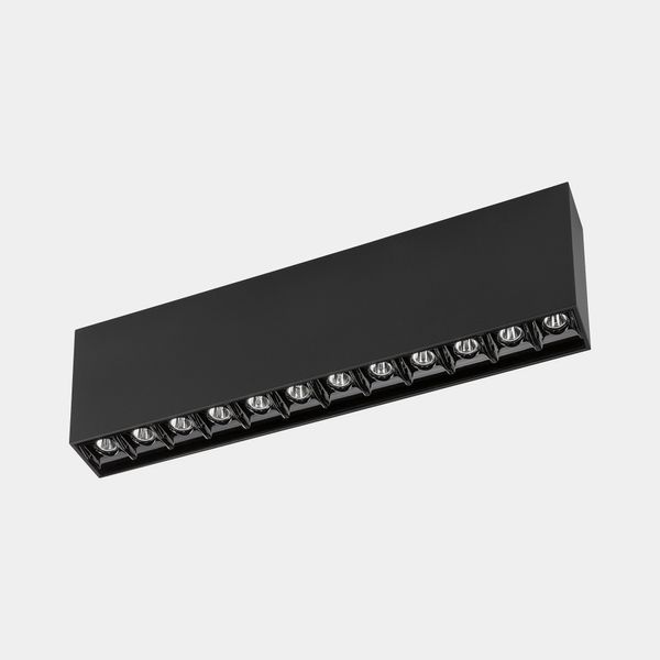 Ceiling fixture Bento Surface 12 LEDS 24.4W LED neutral-white 4000K CRI 90 PHASE CUT Black IP23 1784lm image 1