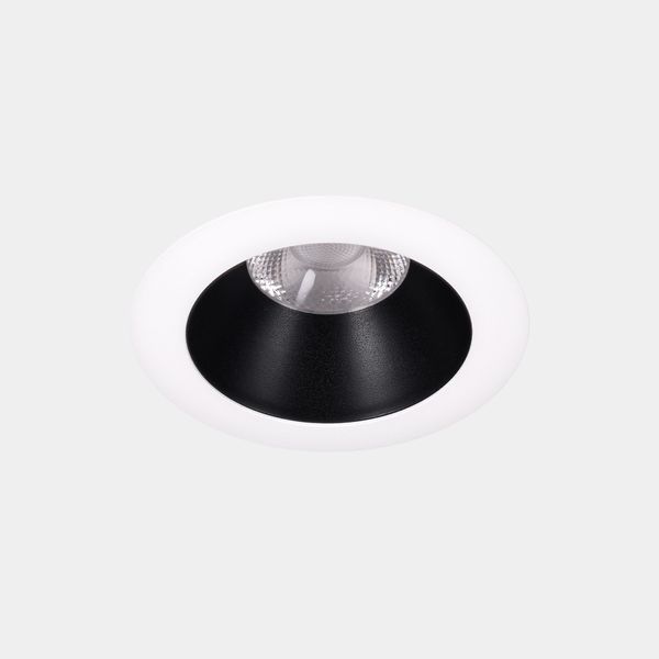 Downlight Play Deco Symmetrical Round Fixed 17.7W LED neutral-white 4000K CRI 90 50.6º PHASE CUT Black/White IP54 1391lm image 1