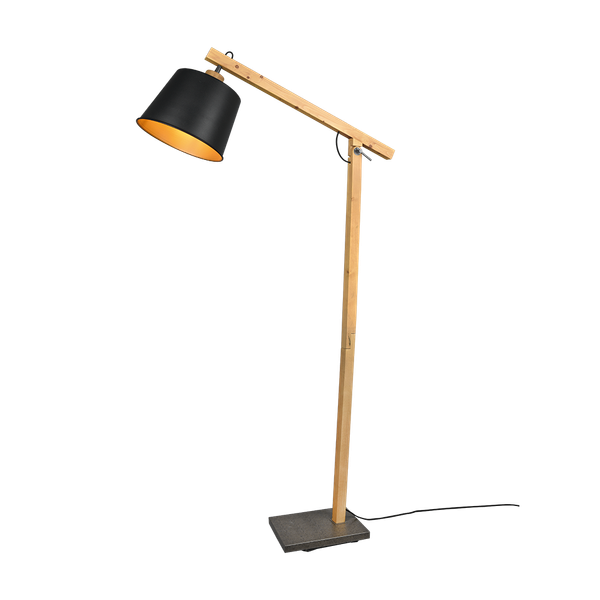 Harris floor lamp E27 black/gold image 1