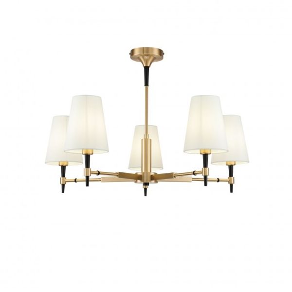 House Zaragoza Chandelier Brass image 1