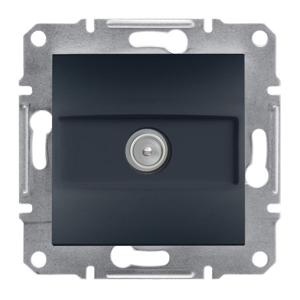 Asfora, TV socket intermediate, 8dB, anthracite image 3