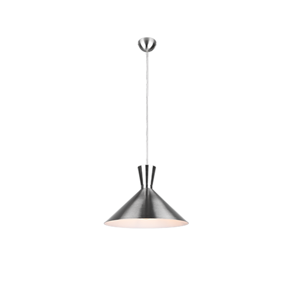 Enzo pendant 35 cm E27 brushed steel image 1