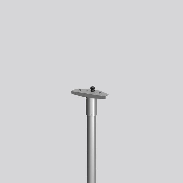 Pole mounting L 250 B 95 H 153 d 76 colour: silver image 2