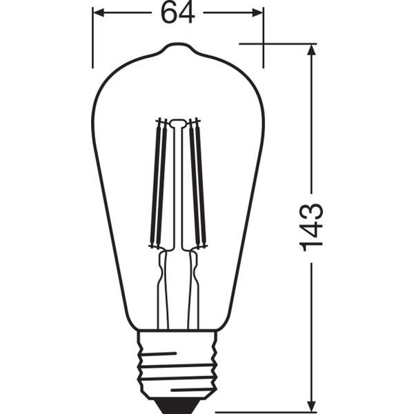 SMART+ WiFi Filament Edison Dimmable 60 5,5W E27 image 8