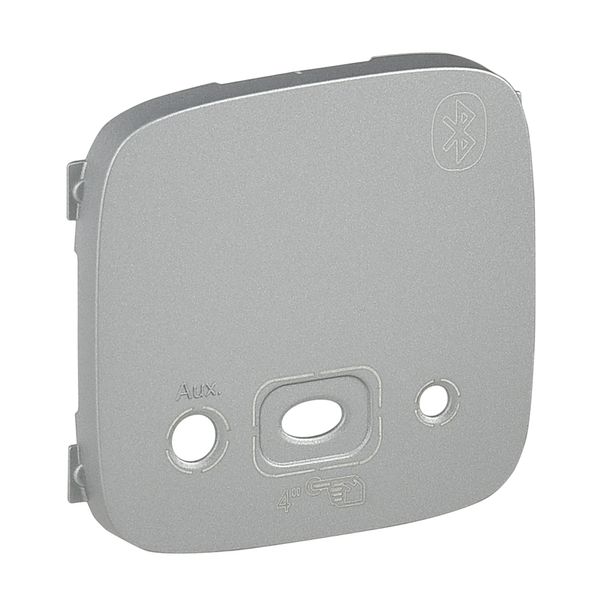 Cover plate Valena Allure - bluetooth module - aluminium image 1