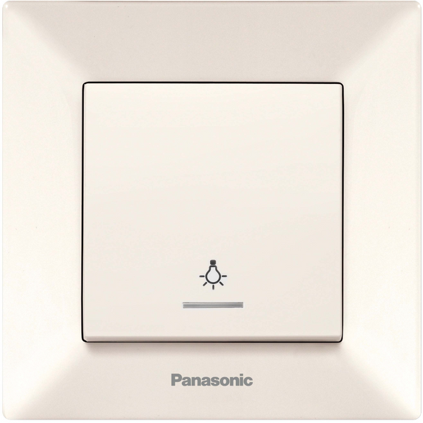 Arkedia Beige Illuminated Light Switch image 1