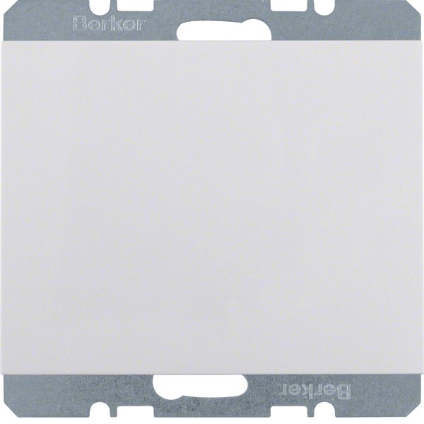 Blind plug centre plate, K.1, p. white glossy image 1