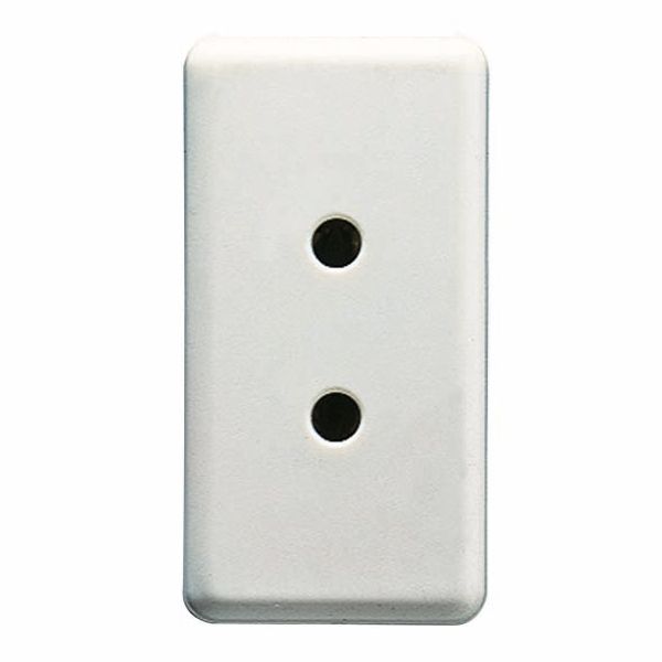 SELV SOCKET-OUTLET - 2P 6A 24V - 1 MODULE - SYSTEM WHITE image 2