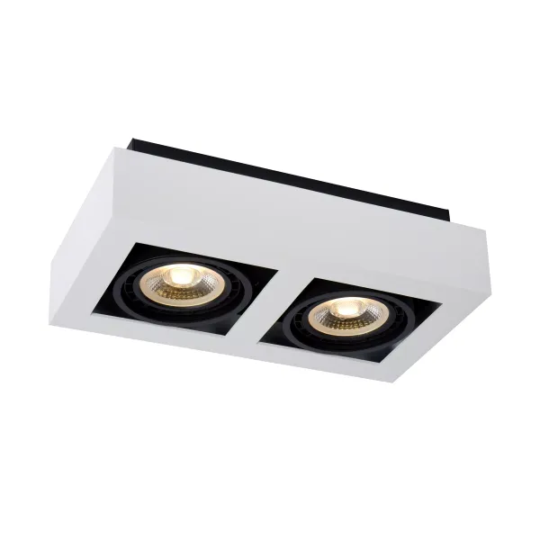 ZEFIX Ceiling Spotlight 2x Gu10/12W DTW White image 1