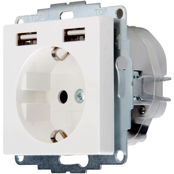 HK07 - earthed socket outlet with built- image 1