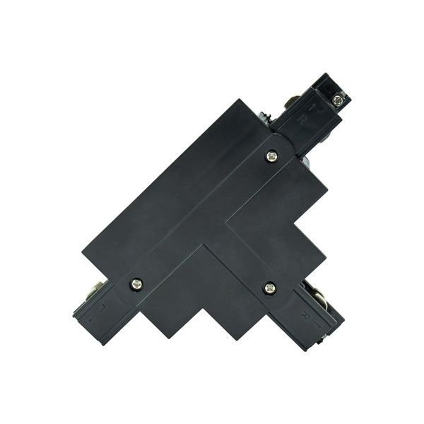 SPS Recessed connector T left, black  SPECTRUM image 10