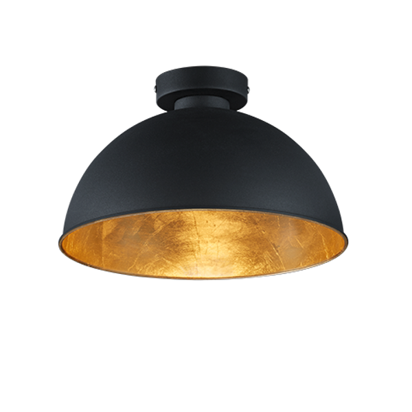 Jimmy ceiling lamp E27 black/gold image 1