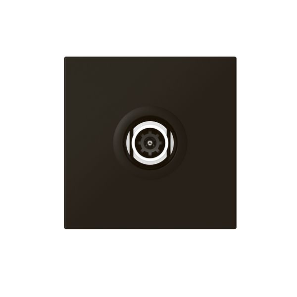 MALE DIAM 9,52 SIMPLE TV SOCKET MAT BLACK image 2